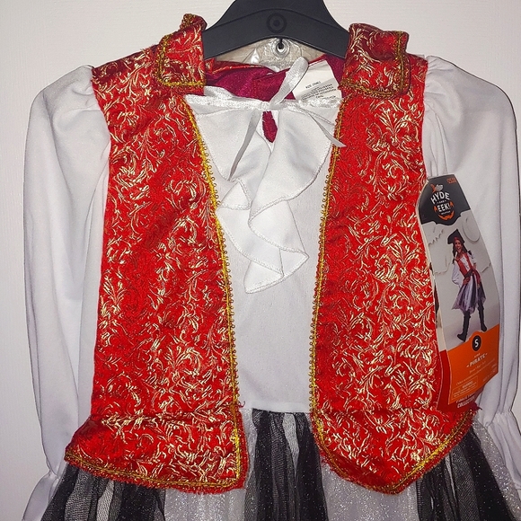 GIRLS SMALL Pirate Dress Halloween Costume Hyde And Eek - Picture 3 of 13